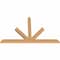 Ekena Millwork Saratoga Timber Gable Bracket, Western Red Cedar, 96"W x 60"H x 3 1/2"D x 5 1/2"F, 15/12 Pitch GBW096X60X0406SAR00SWR - alternate 4